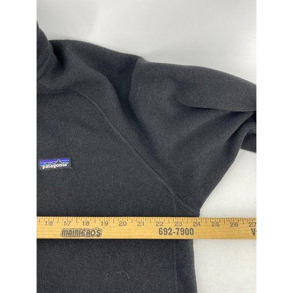 Patagonia Men's Black Full Zip Collared Fleece Sweatshirt Jacket Size XL - Picture 9 of 12